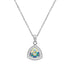 Silver pendant "Magic of the Elements (Aurora Borealis)" with Swarovski™ crystals
