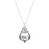 Silver Pendant "Baroque V (Comet Argent Light)" with Swarovski™ Crystals