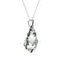 Silver Pendant "Baroque V (Comet Argent Light)" with Swarovski™ Crystals