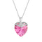 Silver Pendant "Cupid (Rose AB)" with Swarovski™ Crystals