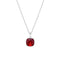 Silver pendant "Dazzling Shine (Siam)" with Swarovski™ crystals