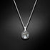 Silver Pendant "Dazzling Radiance (Silver Night)" with Swarovski™ Crystals
