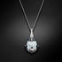 Silver pendant "Baroka V (Silver Night)" with Swarovski™ crystals