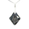 Silver Pendant "Growing Crystal (Silver Night)" with Swarovski™ Crystals
