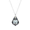 Silver pendant "Baroka V (Silver Night)" with Swarovski™ crystals