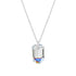 Silver Pendant "Symbiosis (Aurora Borealis)" with Swarovski™ Crystals