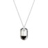 Silver Pendant "Symbiosis (Silver Night)" with Swarovski™ Crystals