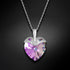 Silver Pendant "Cupid (Vitrail Light)" with Swarovski™ Crystals