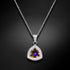 Silver pendant "Magic of the Elements (Volcano)" with Swarovski™ crystals