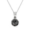Silver pendant "Classic (Silver Night)" with Swarovski™ crystals