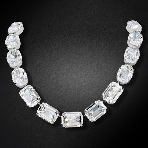 Kāzu kaklarota "Modern III" ar Swarovski™ kristāliem