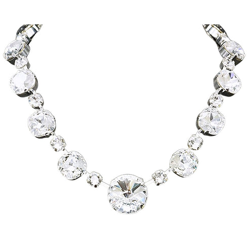 Necklace "Vorteks" with Swarovski™ crystals