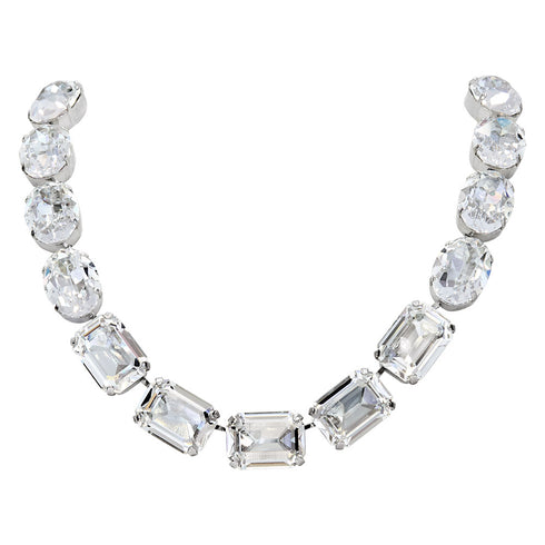 Kāzu kaklarota "Modern III" ar Swarovski™ kristāliem