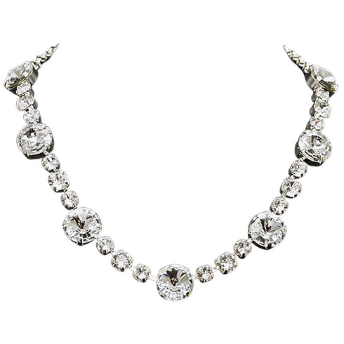 Necklace "Vorteks II" with Swarovski™ crystals
