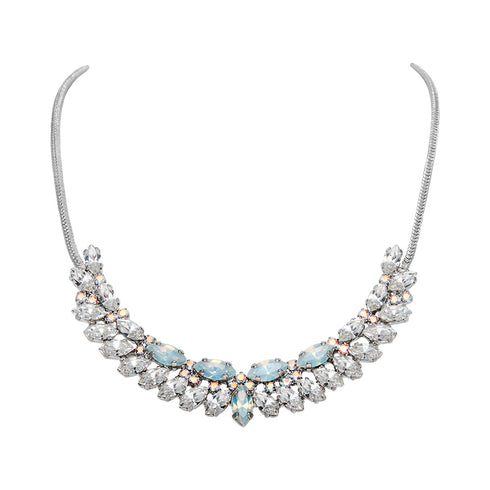 Kāzu kaklarota "Pavasara Elpa" ar Swarovski™ kristāliem