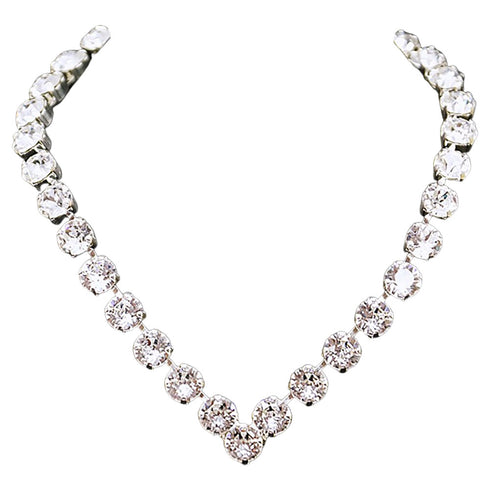 Necklace "Crystal Thread" with Swarovski™ crystals