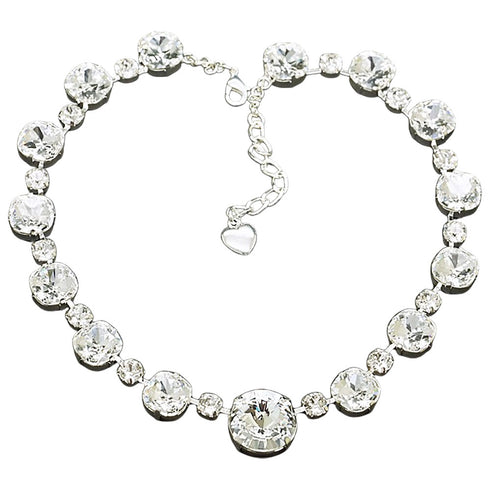 Necklace "Vorteks" with Swarovski™ crystals