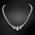 Wedding Necklace "Leonora (Aurora Borealis)" with Swarovski™ Crystals