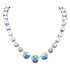 Necklace "Dazzling Glow II (Aurora Borealis)" with Swarovski™ crystals