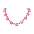 Wedding Necklace "Dazzling Radiance IV (Lotus Pink DeLite)" with Swarovski™ Crystals