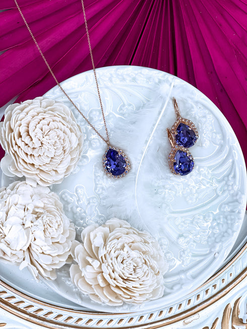 Swarovski komplekts "Spīdošā lāse"