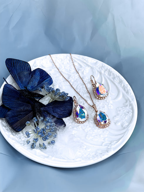 Swarovski komplekts "Spīdošā lāse"