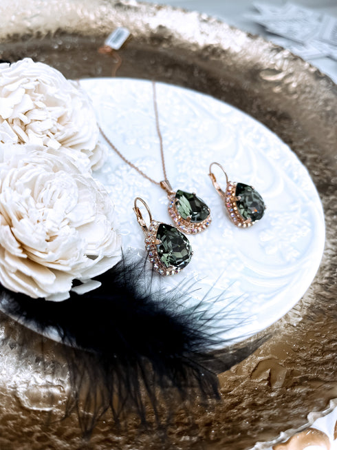 Swarovski komplekts "Spīdošā lāse"