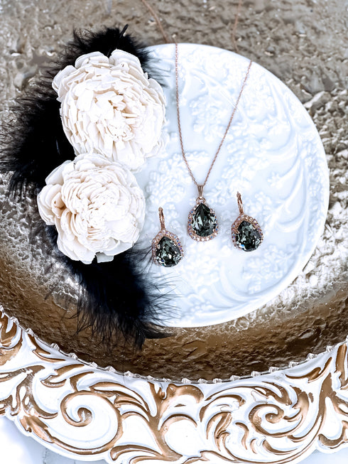 Swarovski komplekts "Spīdošā lāse"