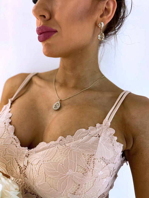 Earrings "Big Crystal Drop"