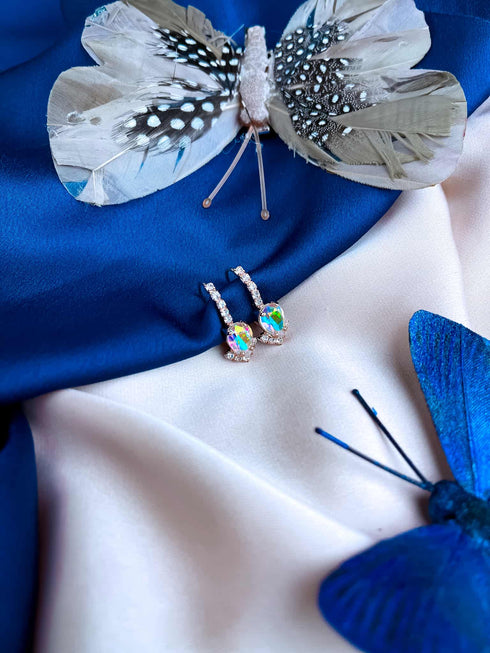 Auskari "Īpašā kristālu lāsīte"