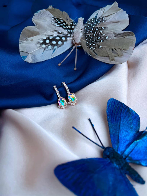 Auskari "Īpašā kristālu lāsīte"