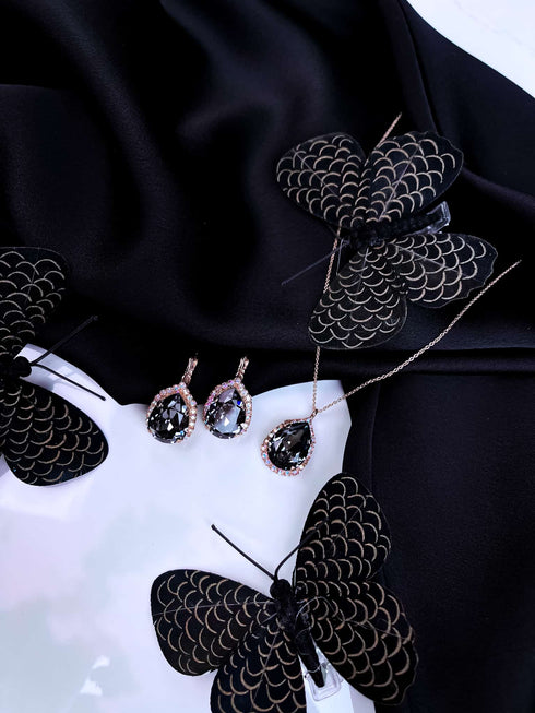 Swarovski komplekts "Spīdošā lāse"