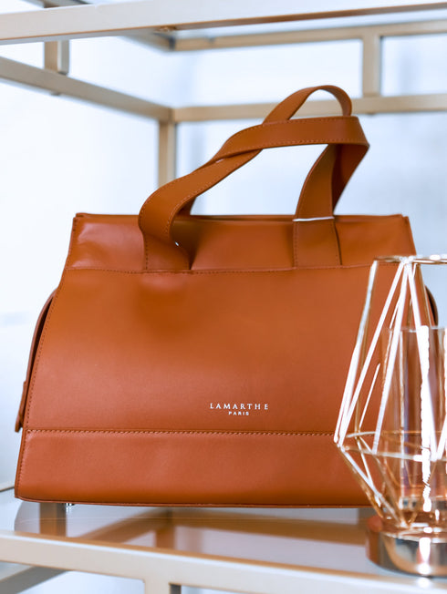 Brūna, ādas rokassoma