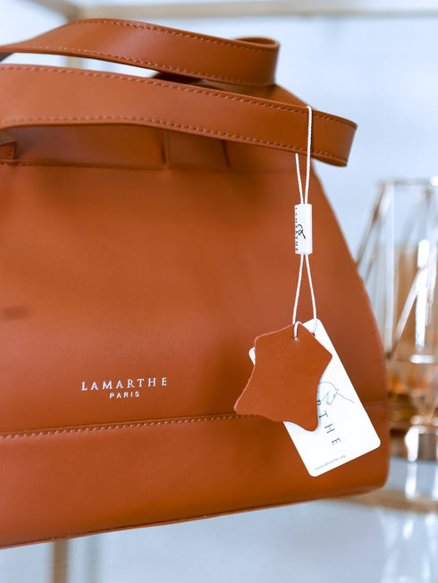 Brūna, ādas rokassoma