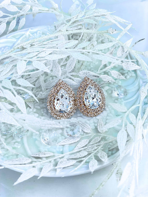 Earrings "Greznā kristālu lāse"