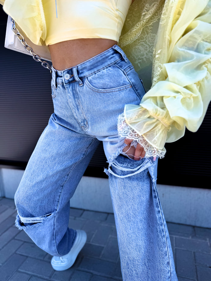 Jeans "DIFFERENT" T6102-1 - BLUE