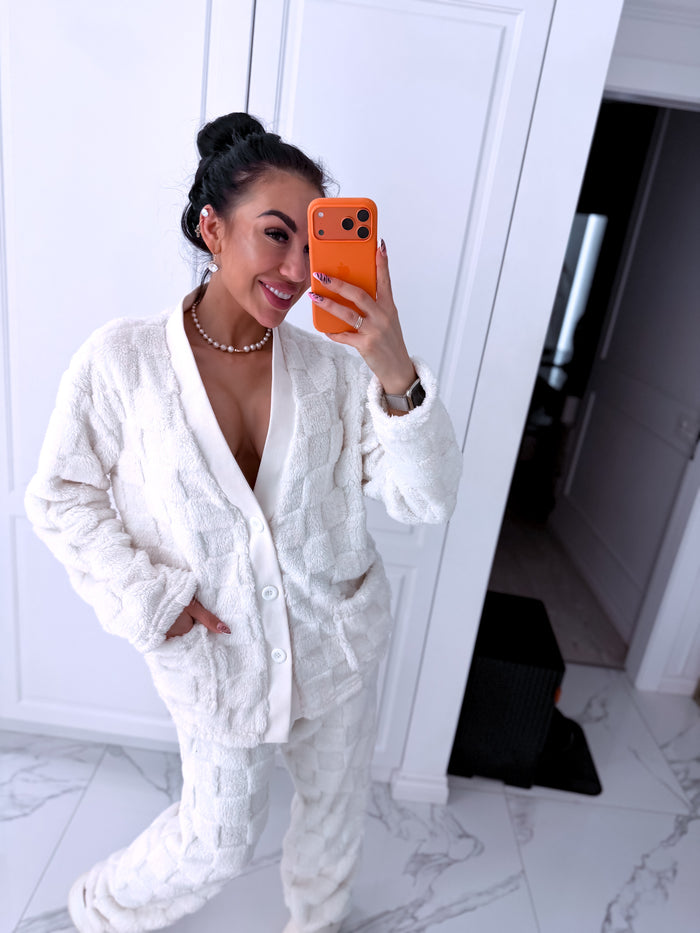 Home Suit "CUBE" - CREAM WHITE 