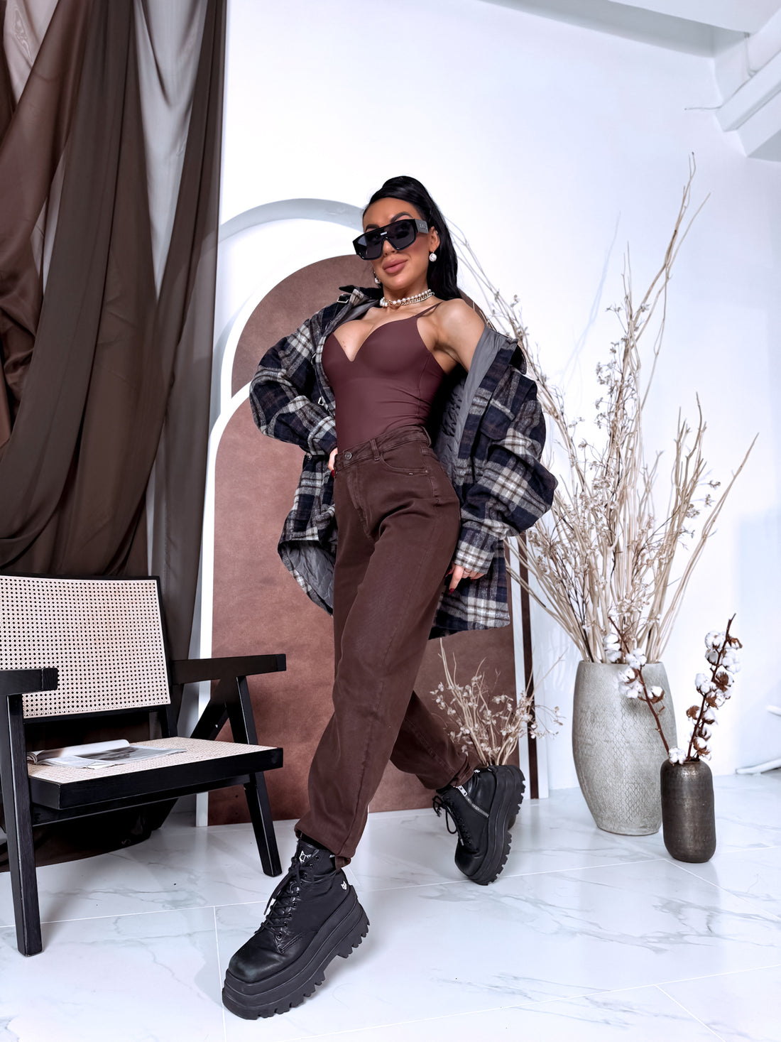 BALOON jeans "PRISE H885-13" - CHOCO