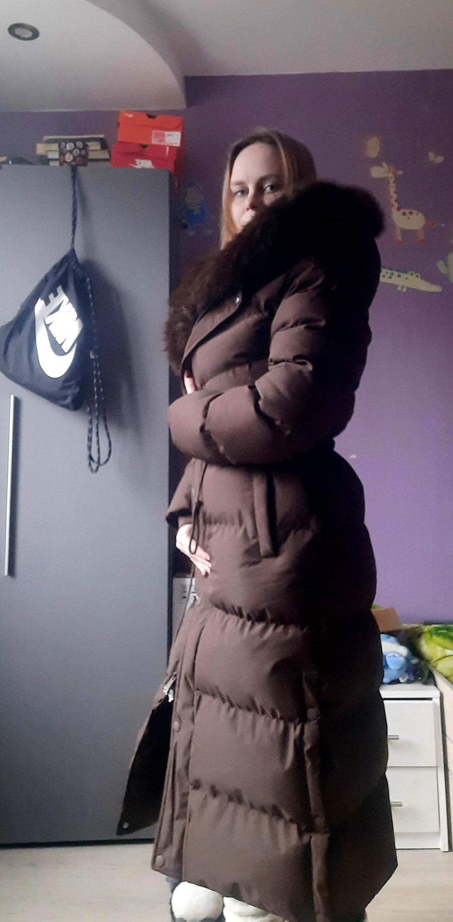 ELYNDI klientes atsauksme: Garā virsjaka "WINTER WEAR FC83"- CHOCO PRE-ORDER