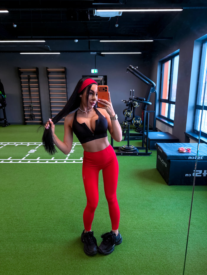 Deceptive leggings with wires 3286 - RED 