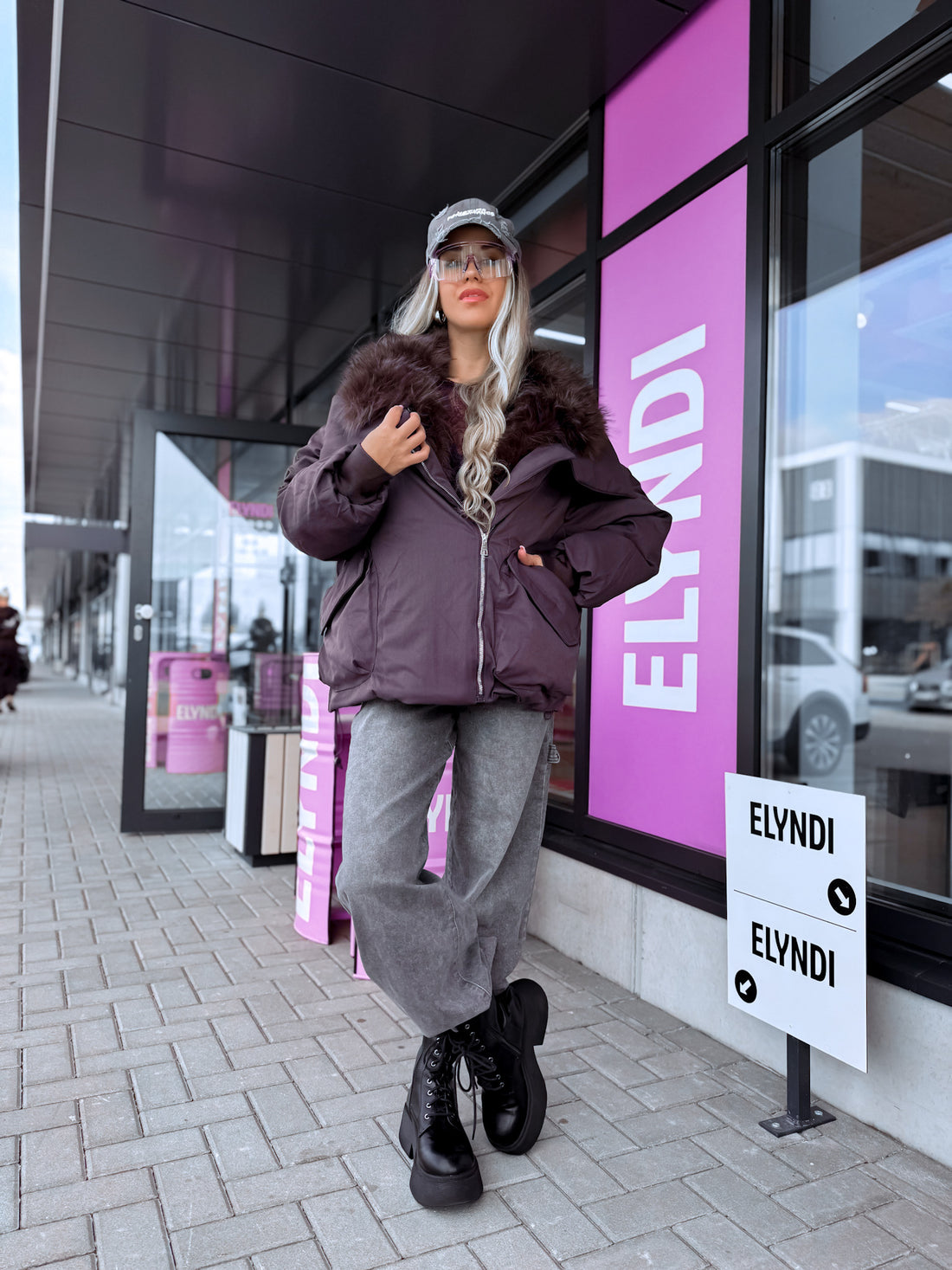 Pufīga virsjaka "ALPINE TR50233" - VIOLETA