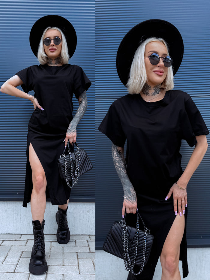 Платье "EASY WEAR VD1971" - ЧЕРНОЕ