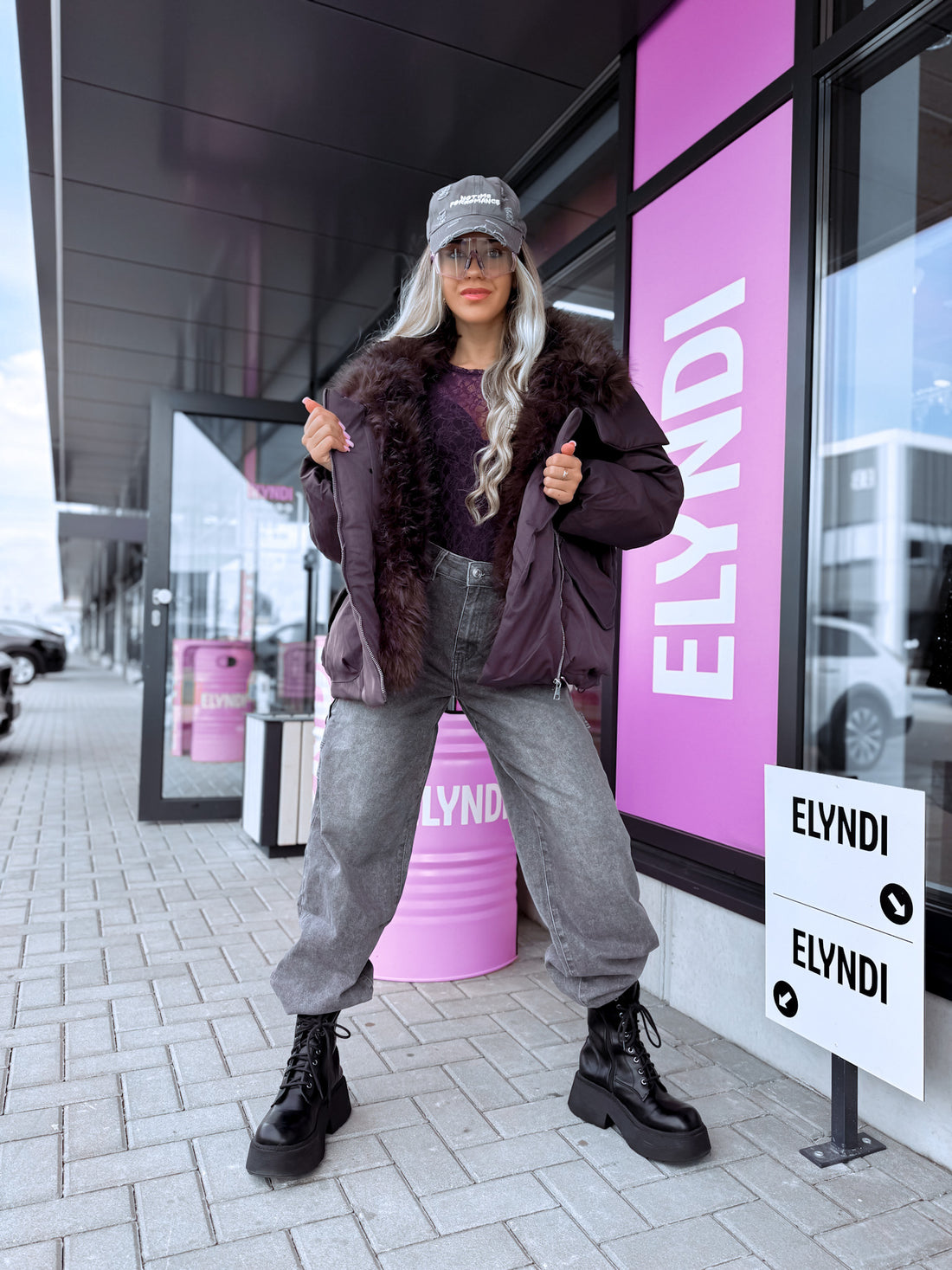 Pufīga virsjaka "ALPINE TR50233" - VIOLETA