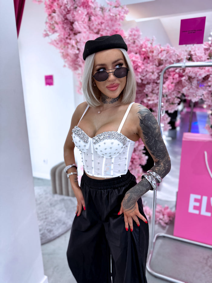 Corset "FAMOUS 26299" - WHITE