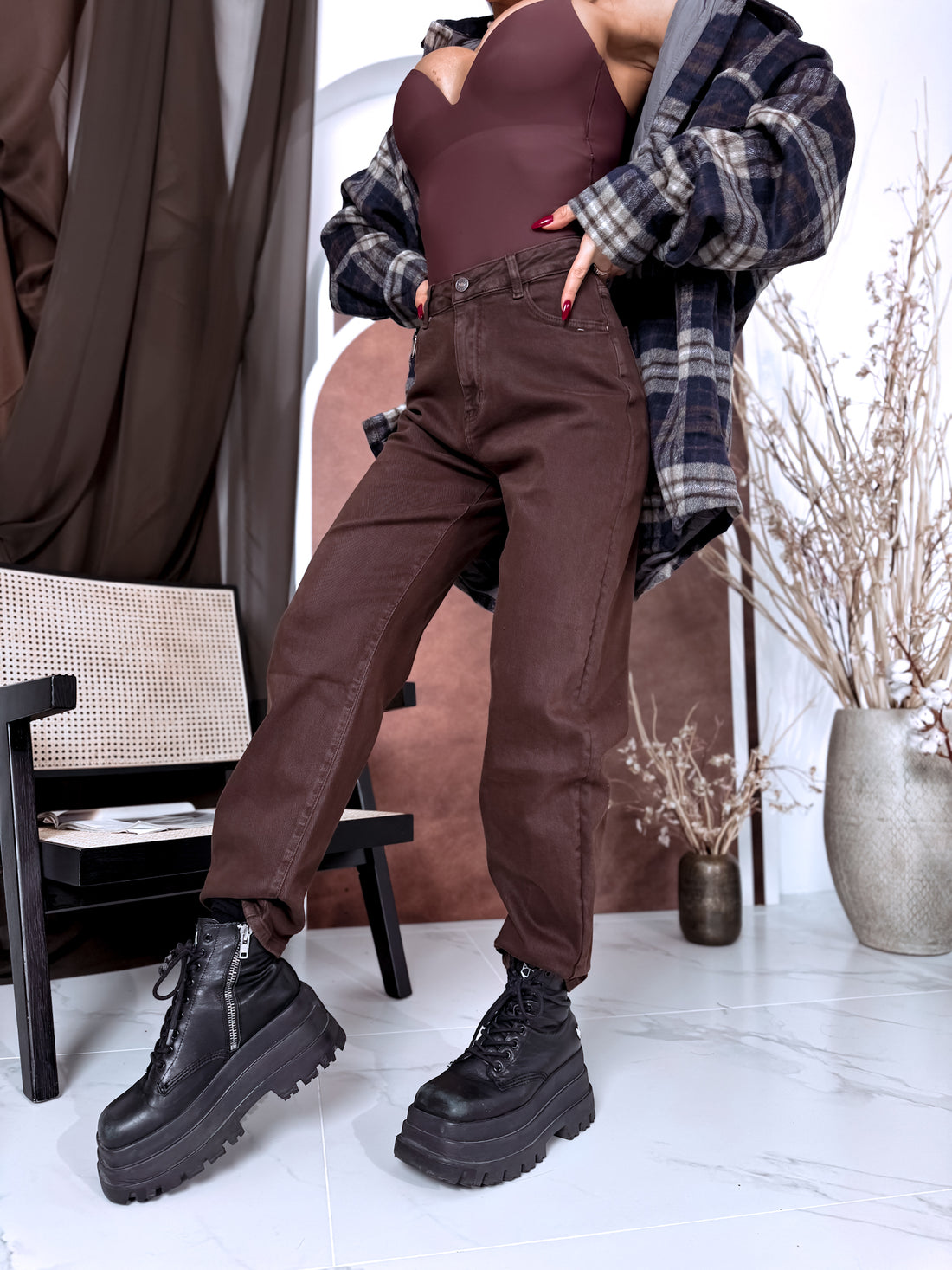 BALOON jeans "PRISE H885-13" - CHOCO