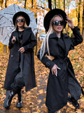 Trench coat "KANEL NA3072" - BLACK