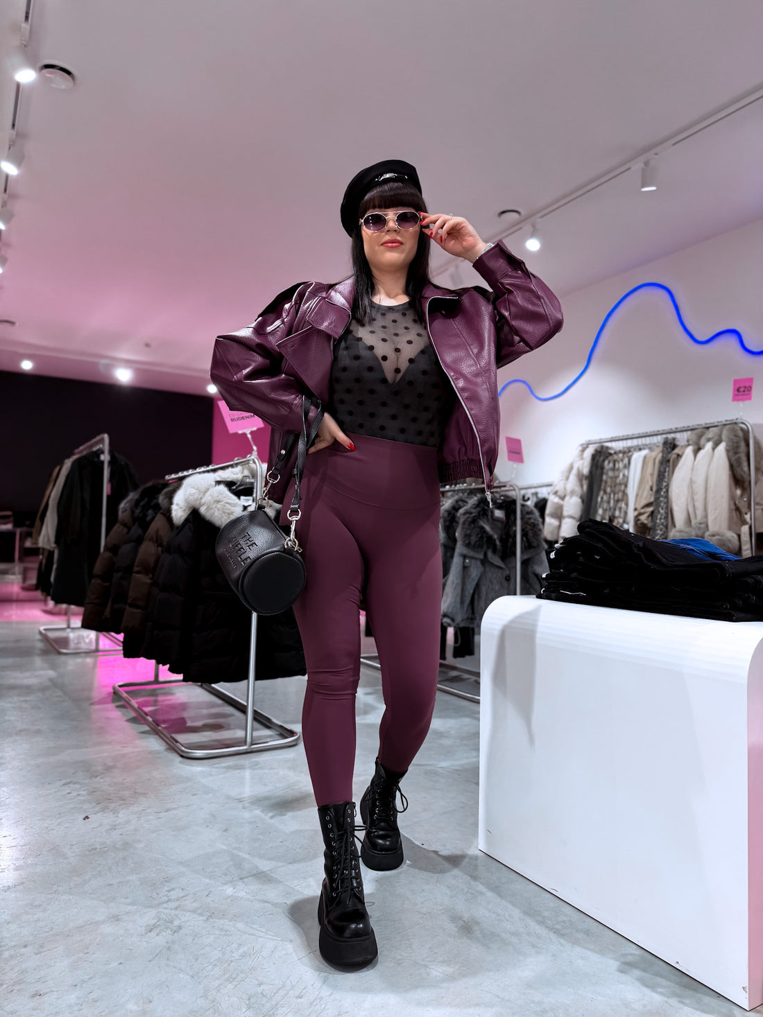 Liekninančios tamprės su vielutėmis 3286 - VIOLETINĖS