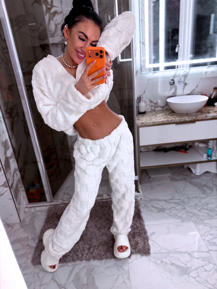 Home Suit "CUBE" - CREAM WHITE 