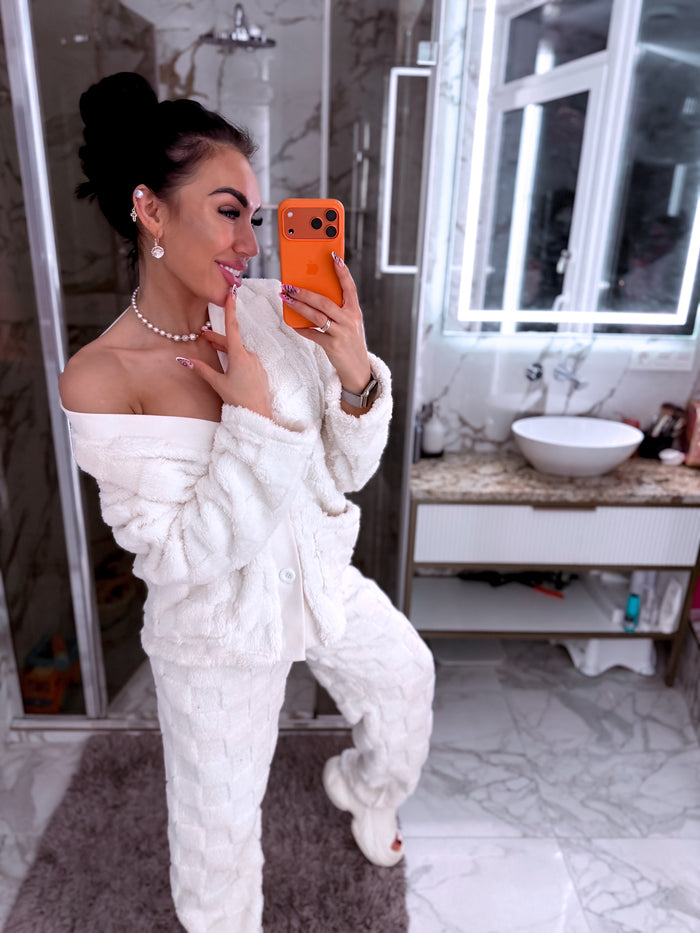 Home Suit "CUBE" - CREAM WHITE 