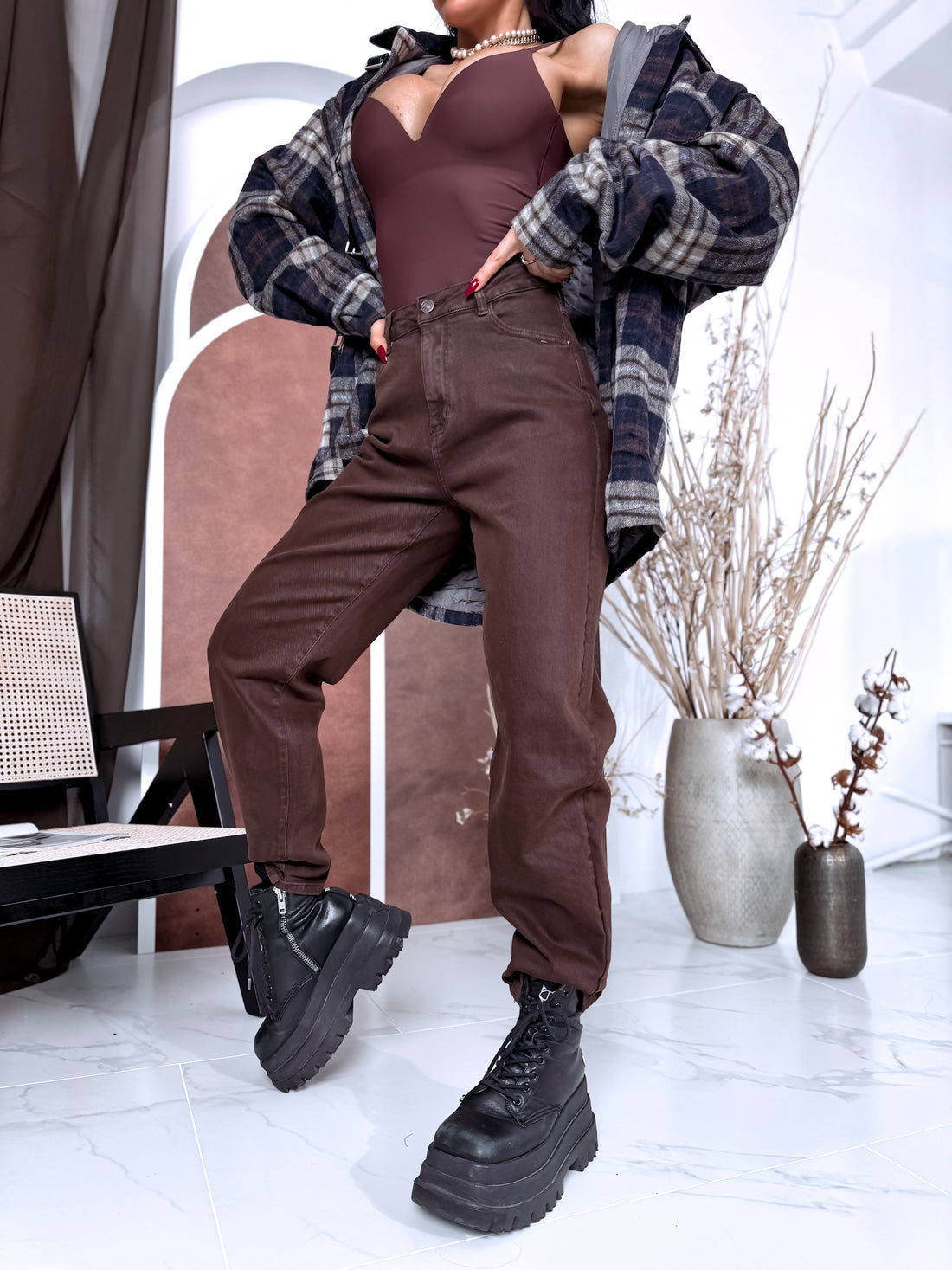 BALOON jeans "PRISE H885-13" - CHOCO